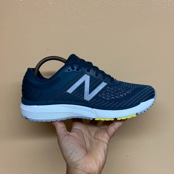 New Balance 860 V10 Running Sneakers Blue Green Volt - Picture 7 of 16